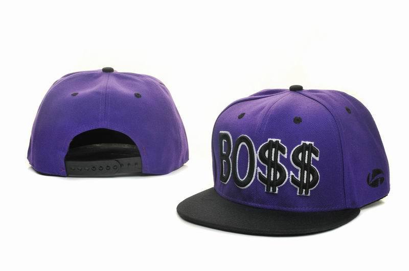 BOSS Purple Snapbacks Hat GF